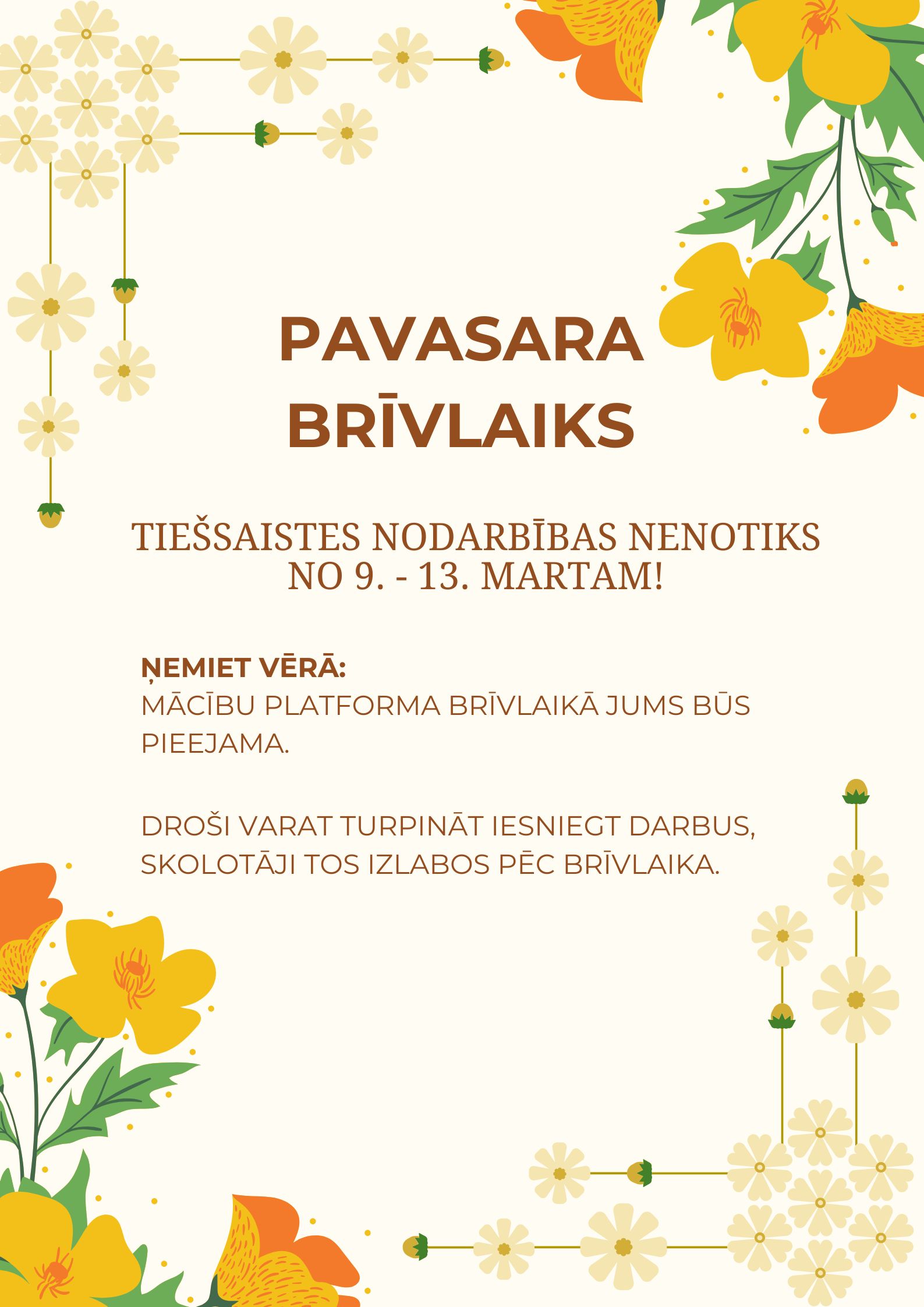 Pavasara brīvlaiks